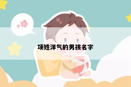 项姓洋气的男孩名字