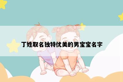 丁姓取名独特优美的男宝宝名字